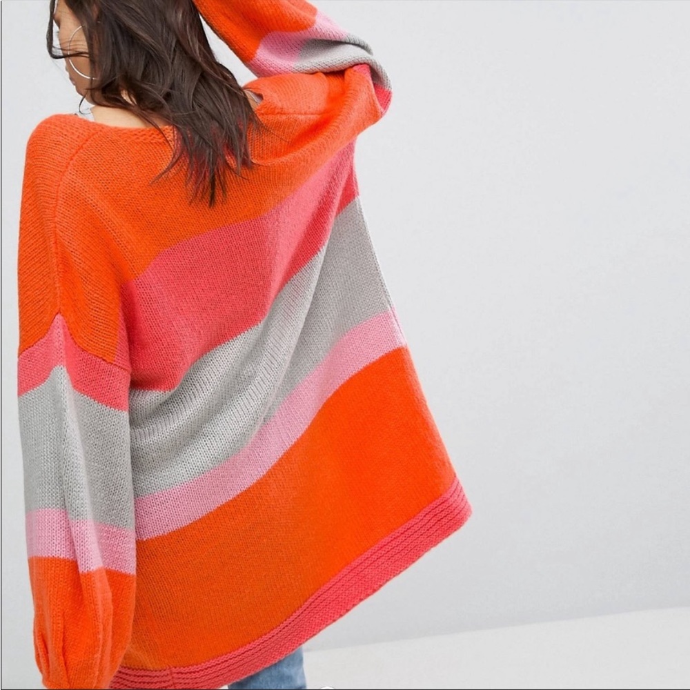 Pretty Little Things Color Block Cardigan - Picture 2 of 8